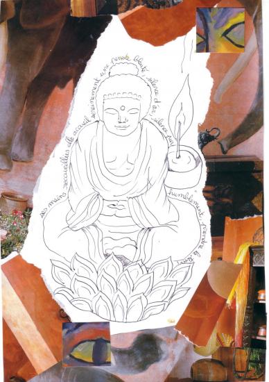 Collage buddha